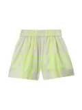 Burberry Kids check-print cotton shorts - Neutrals