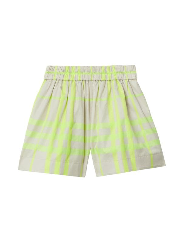 Burberry shorts hot sale kids green