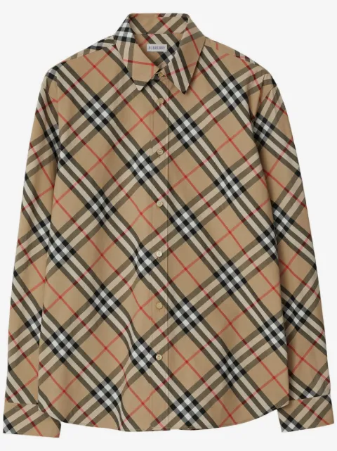 Burberry Check cotton shirt