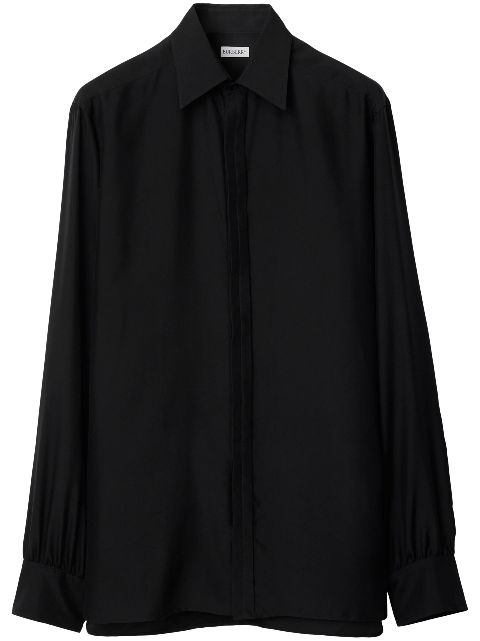 Burberry pointed-collar silk shirt Men