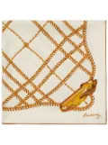Burberry Chain Check-print silk scarf - Neutrals