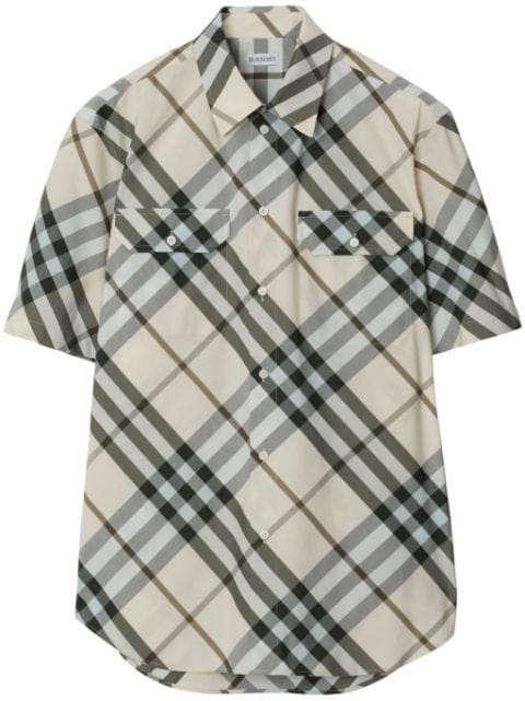 Burberry Nova Check-jacquard shirt