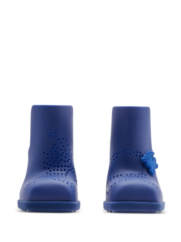 [Burberry] ハイランド ラバー ミュール Burberry Highland Rubber Mules | Blue | FARFETCH