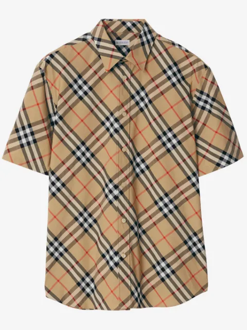 Burberry checked cotton shirt