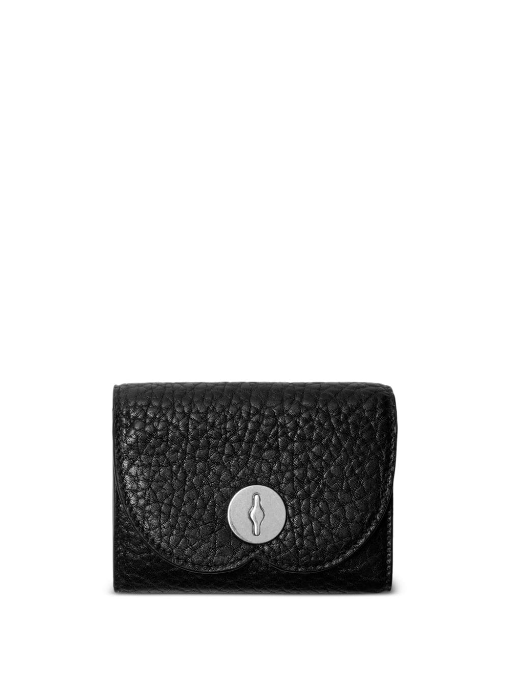 Burberry Leather Mini Wallet In Schwarz