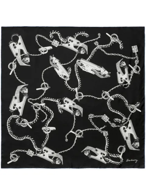 Burberry Knight hardware-print scarf Men
