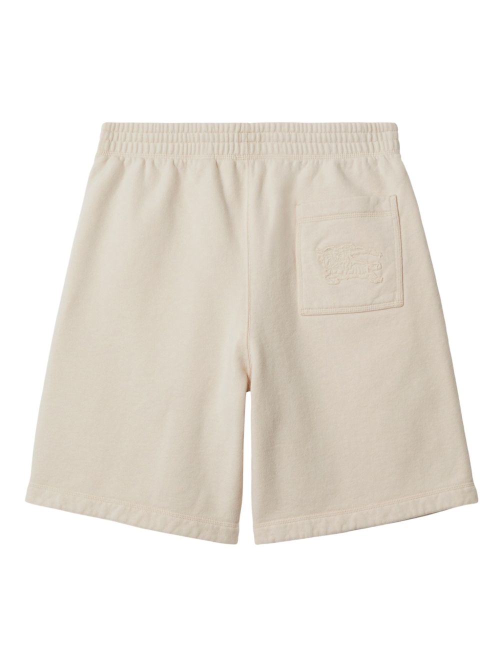 Cheap Burberry EKD-embroidered cotton track shorts Men