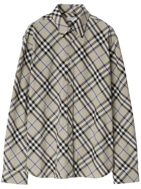 Burberry checked cotton shirt Men