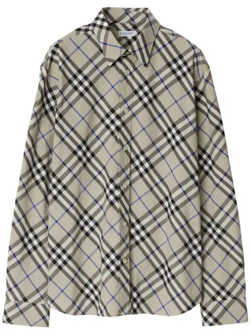 Chemise en coton à carreaux - Burberry - Modalova