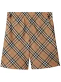 Burberry Vintage Check-print drawstring shorts - Brown