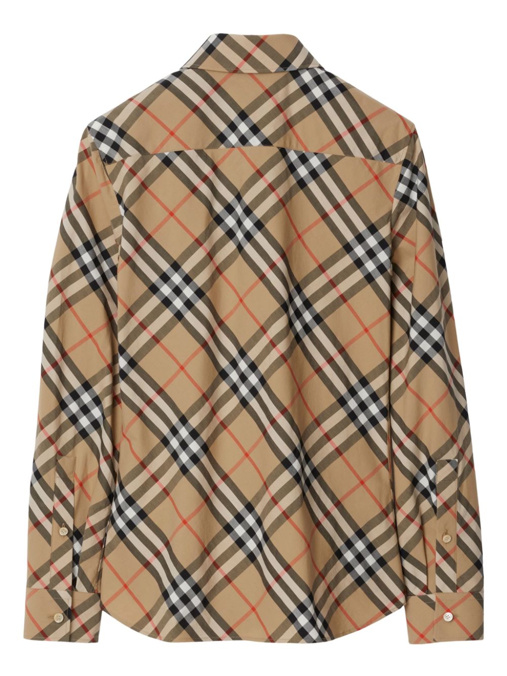 Burberry check-pattern cotton shirt Women