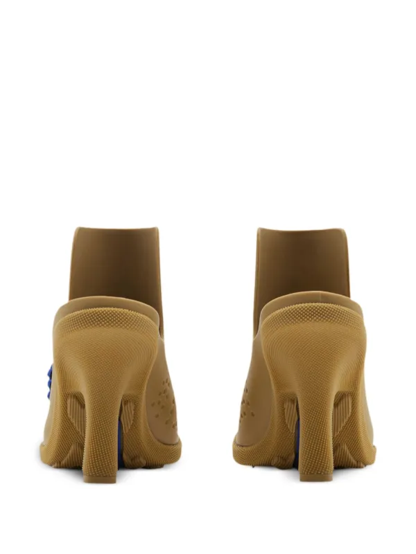 [Burberry] ハイランド ラバー ミュール Burberry Highland Rubber Mules | Yellow | FARFETCH