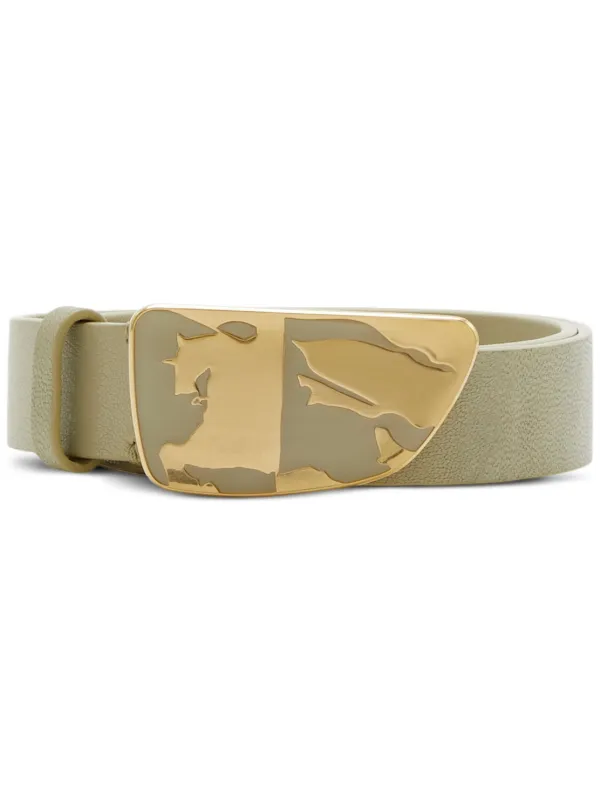 Burberry Shield Leather Belt | Black | FARFETCH