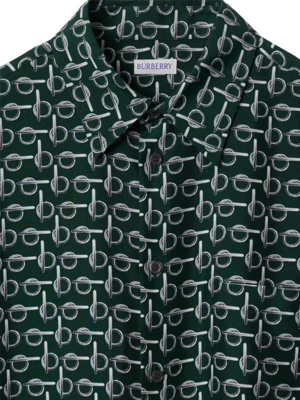 Burberry Blue Green Dress Shirt outlet