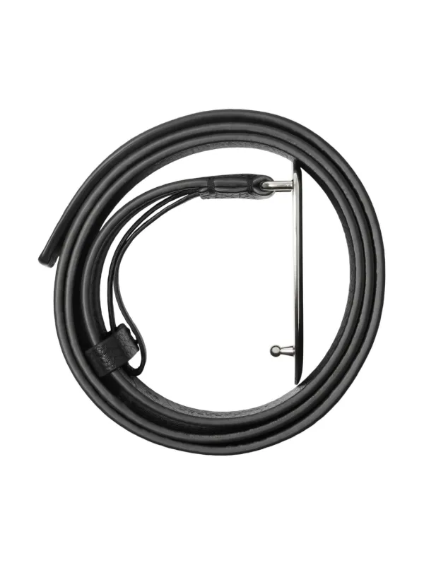 レビュー高評価のおせち贈り物 Burberry Shield Leather Belt | Black | FARFETCH 小物