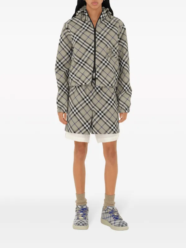 Burberry Box Checked Knitted Sneakers | Blue | FARFETCH JO Burberry Box Checked Knitted Sneakers | Blue | FARFETCH JO