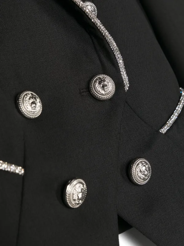 Balmain blazer silver buttons clearance
