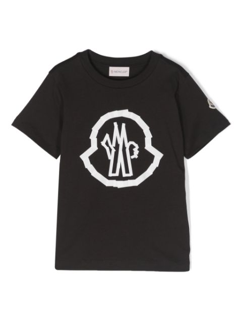 Moncler Enfant logo-print cotton T-shirt