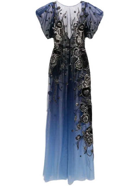 Saiid Kobeisy jumpsuit con efecto degradado
