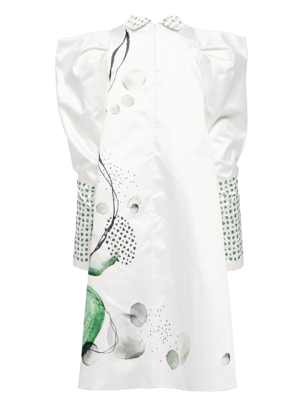 Saiid Kobeisy Midi-jurk met print - Wit