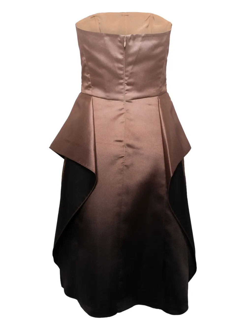 Saiid Kobeisy Midi-jurk met kleurverloop - Beige
