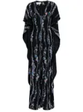 Saiid Kobeisy Canton abstract-print jumpsuit - Blue