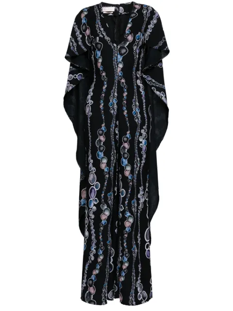 Saiid Kobeisy Canton Jumpsuit mit abstraktem Print