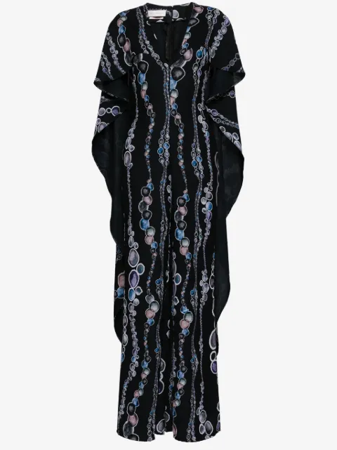 Saiid Kobeisy Canton abstract-print jumpsuit