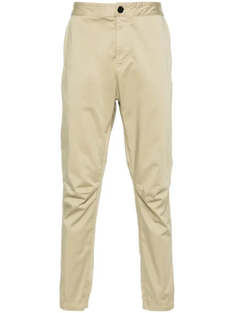 Stone Island pantalones tapered con parche Compass