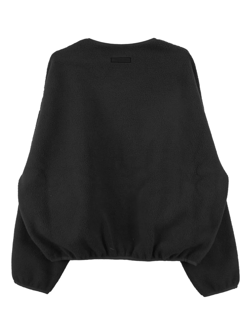 FEAR OF GOD ESSENTIALS Fleece trui met logo-applicatie - Zwart