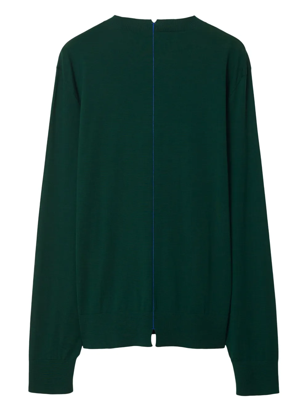 Burberry Trui met contrasterende stiksels Groen