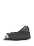 Burberry large Horn leather shoulder bag - Black