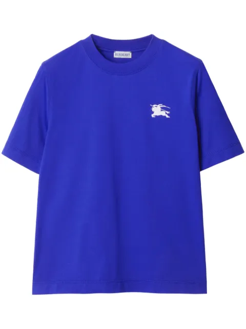 Burberry logo-embroided cotton T-shirt
