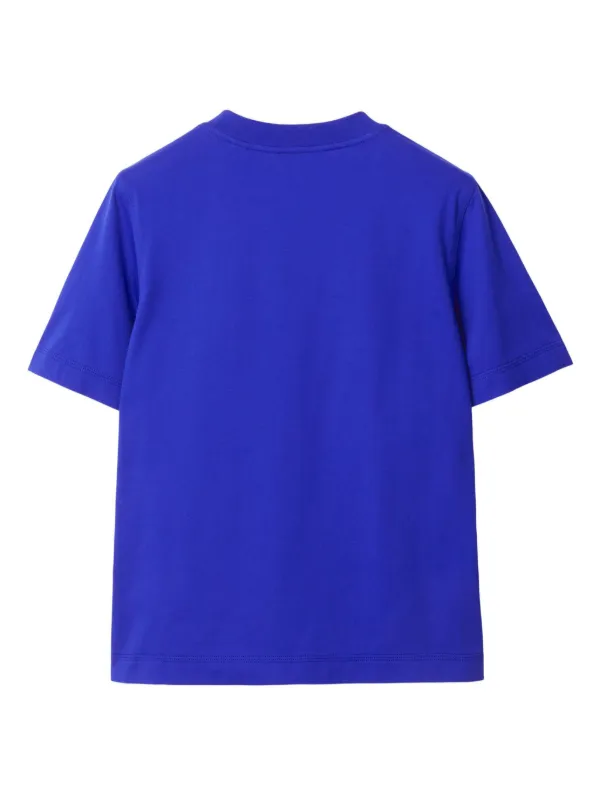 Burberry EKD Cotton T-shirt | Blue | FARFETCH Burberry EKD Cotton T-shirt | Blue | FARFETCH