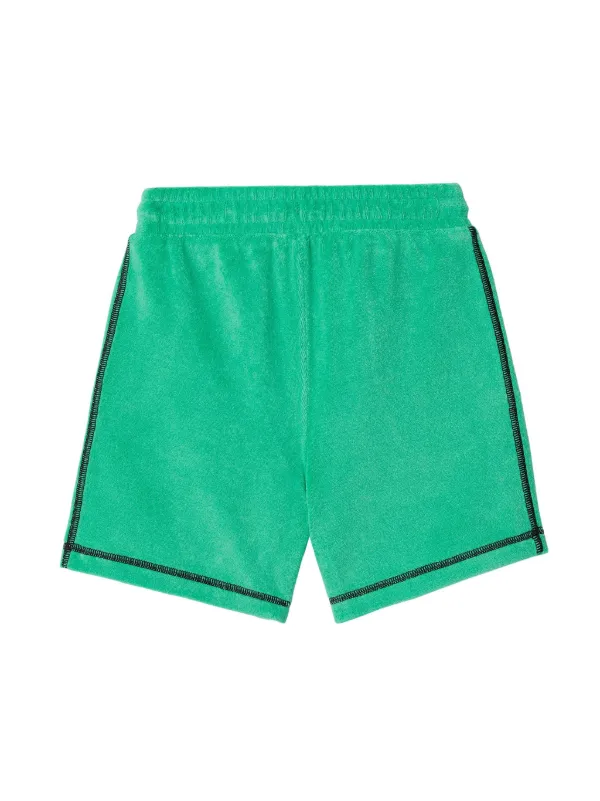 Burberry shorts kids green on sale