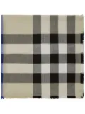 Burberry House Check cashmere-blend scarf - Neutrals