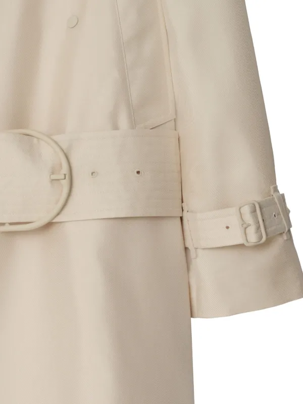 Burberry double-breasted Short Trench Coat | Neutrals | FARFETCH
