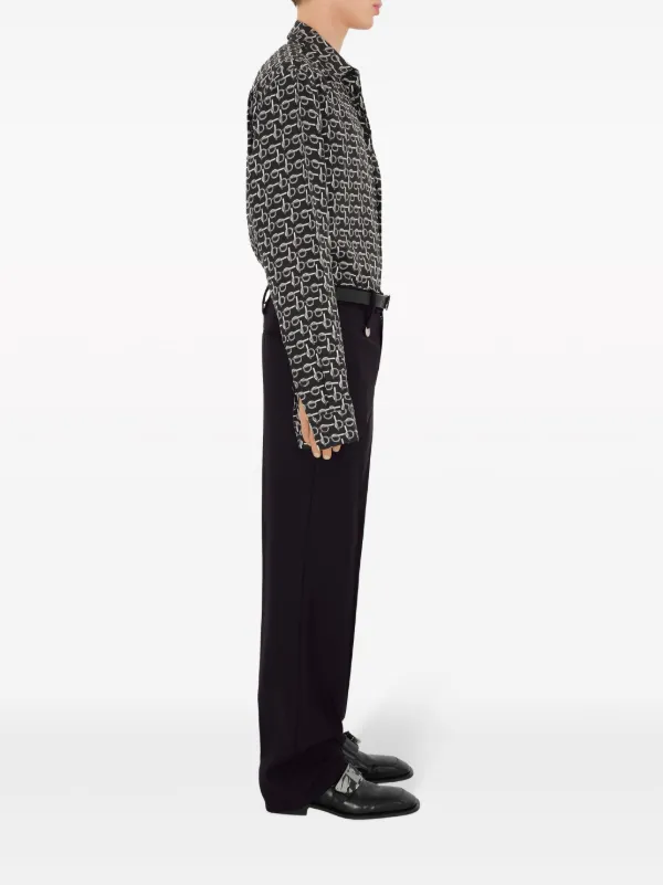 burberry wide straight スラックス trousers burberry wide straight スラックス trousers