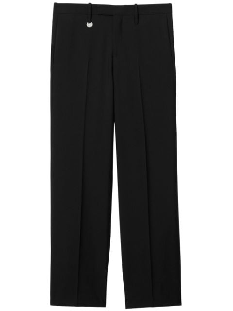 Burberry straight-leg wool trousers