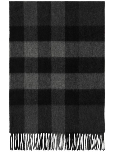 Burberry checked cashmere scarf Women