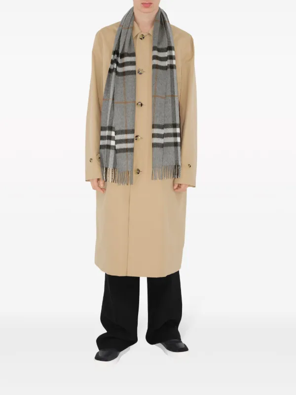 【BURBERRY】Light Check Cashmere muffler/関税+全国送料込み Check Cashmere Scarf in Red | Burberry® Official