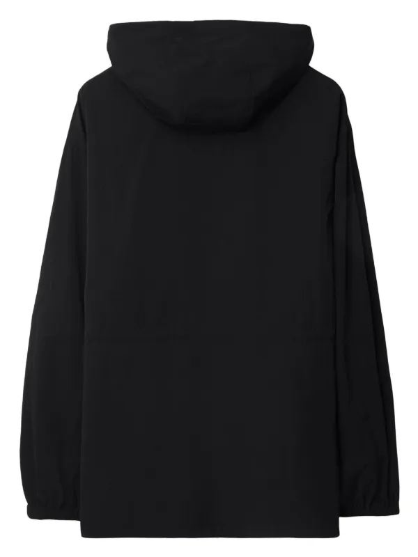 Burberry EDK-appliqué Hooded Jacket | Black | FARFETCH