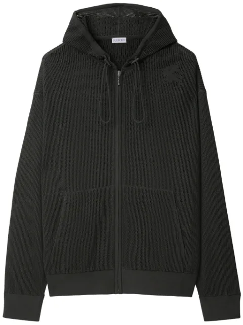 Burberry zip-up mesh hoodie