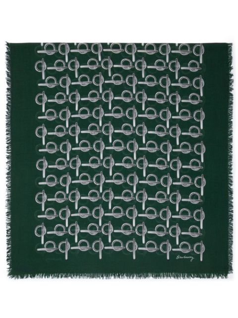 Burberry B-print wool scarf Women