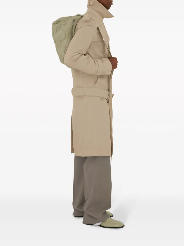 Burberry logo-plaque Tailored Wool Trousers | Grey | FARFETCH