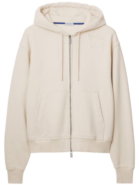 Affordable Burberry logo-applique cotton hoodie Women