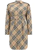 Burberry Vintage Check cotton shirtdress - Brown