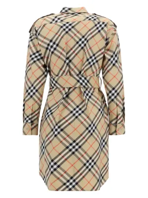 ワンピース Burberry SS24 Black satin dress (8088875 A1189) Silk mid-length dress Burberry Black size 8 UK in Silk
