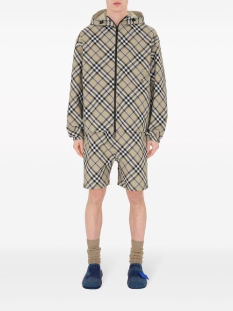 Equestrian Knight Burberry Check hooded