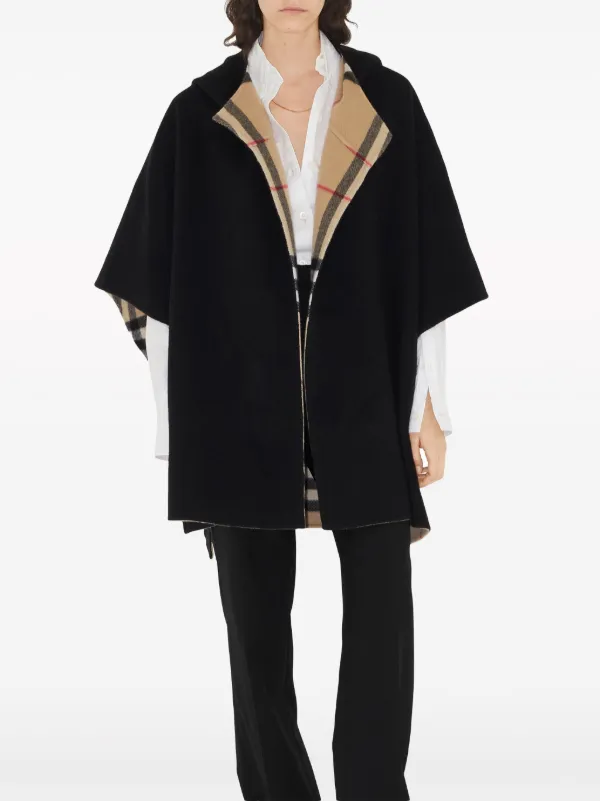 Burberry black cape online